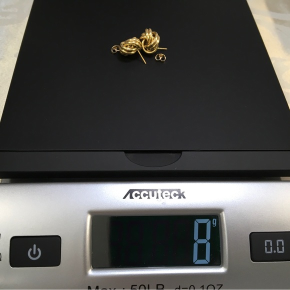 COPY - 14k Solid Gold Love-Knot earrings - Picture 3 of 6